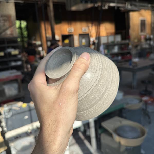 Burnished greenware made during open studio work at The Steelyard.